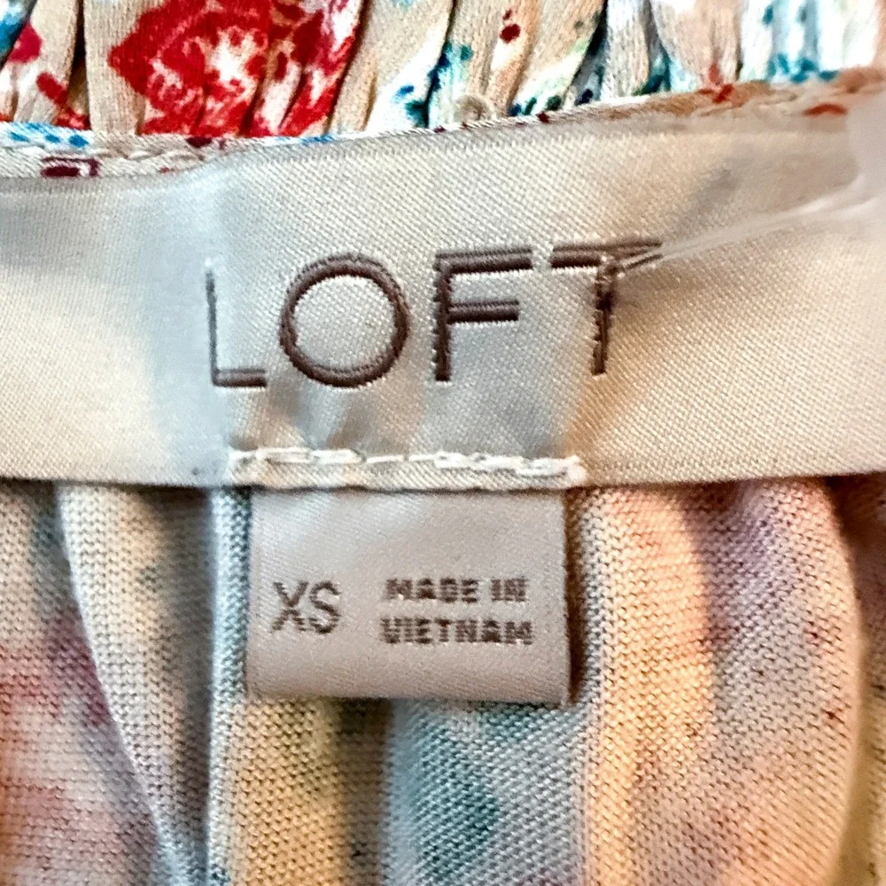 LOFT floral blouse